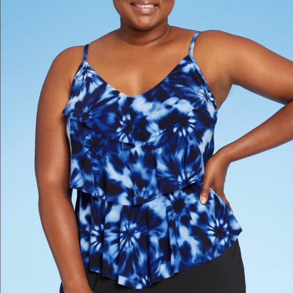Agua Green Plus size Tankini